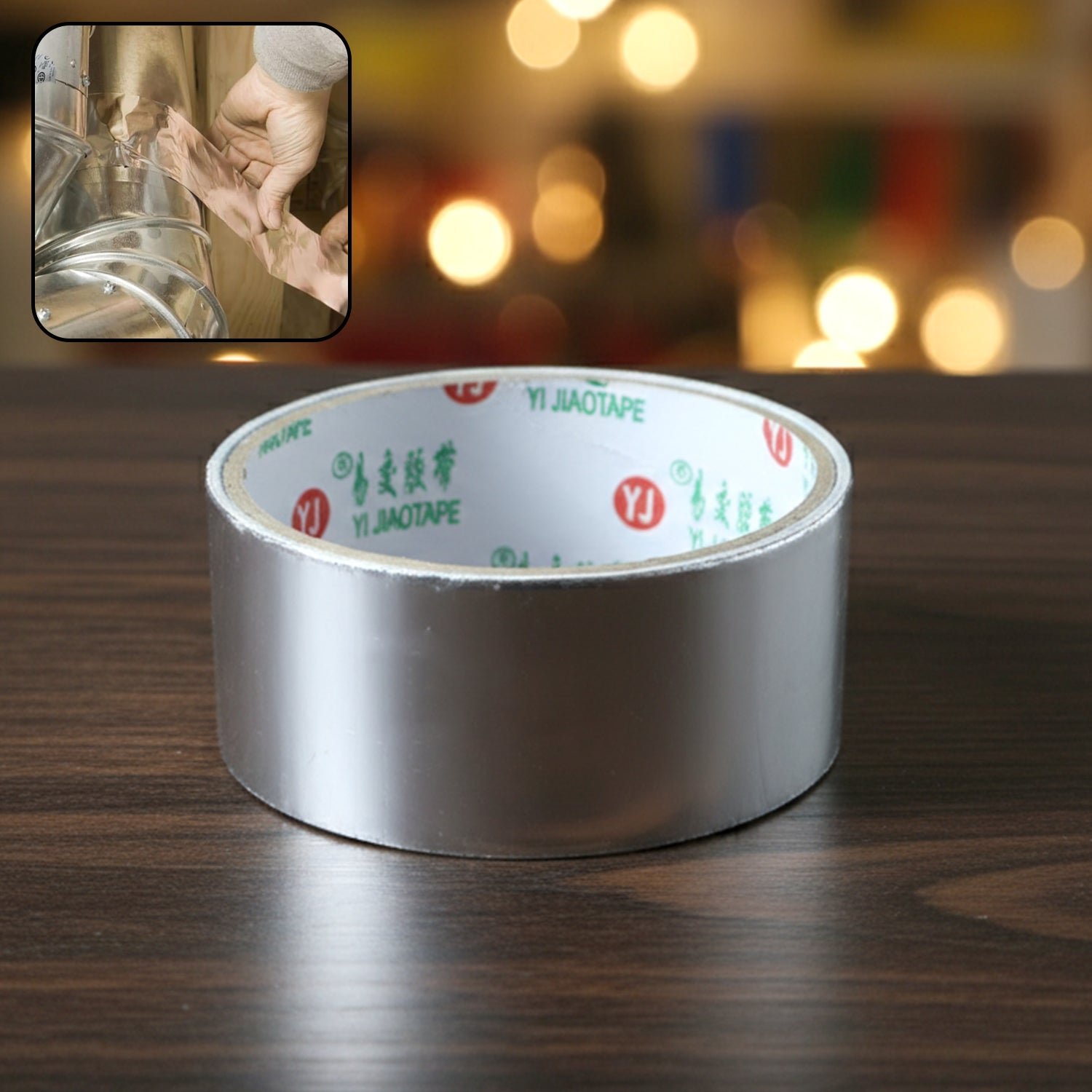Aluminium Foil Adhesive Tape – Heavy-Duty Seal & Repair 85×40 mm