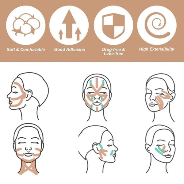 Face Lifting Tape – Skin Firming & Wrinkle Reduction | Velvet Wellness