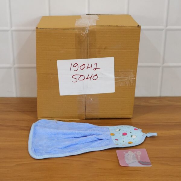Soft Microfiber Hanging Hand Towel – Quick-Dry with Adhesive Hook