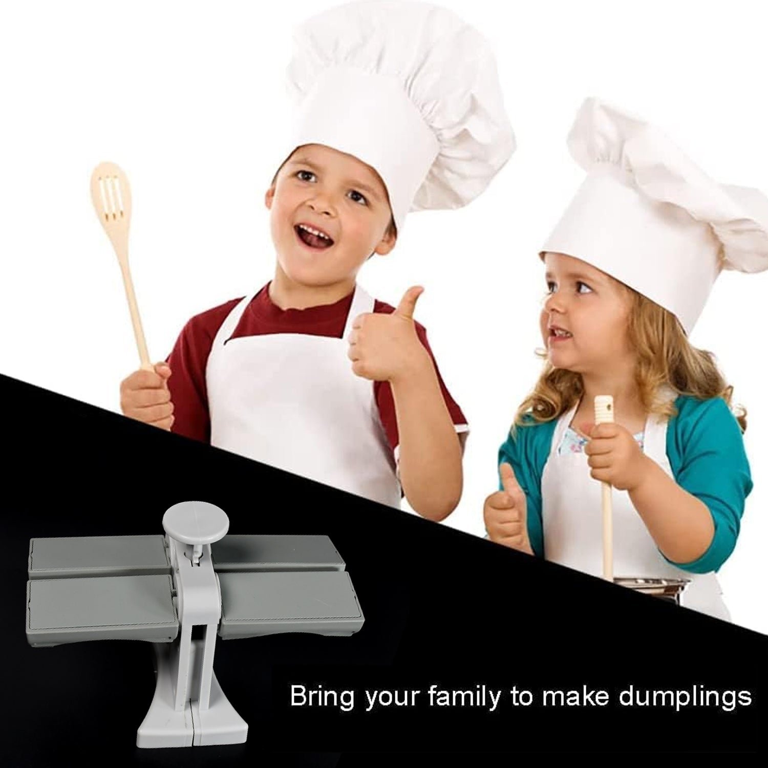 Dumpling Maker Mold – Double Head Easy Press Tool | Bake & Dwell