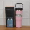 Stainless Steel Travel Tumbler – 900 ML Insulated with Handle