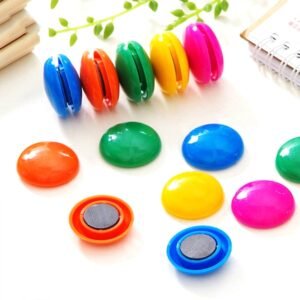 Whiteboard Magnetic Pins – 2cm Colourful Plastic | Deskura