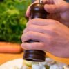 Wooden Pepper Mill – Adjustable Ceramic Grinder | Grippy