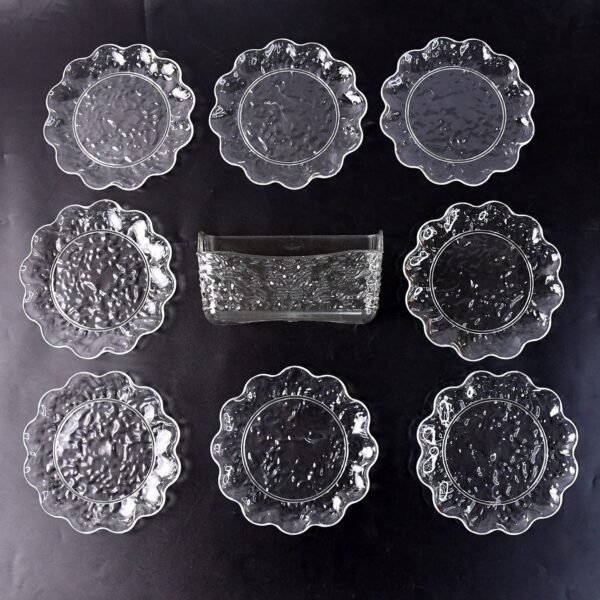 Plastic Bowl Set – 9-Piece Unbreakable Serving Tray Combo