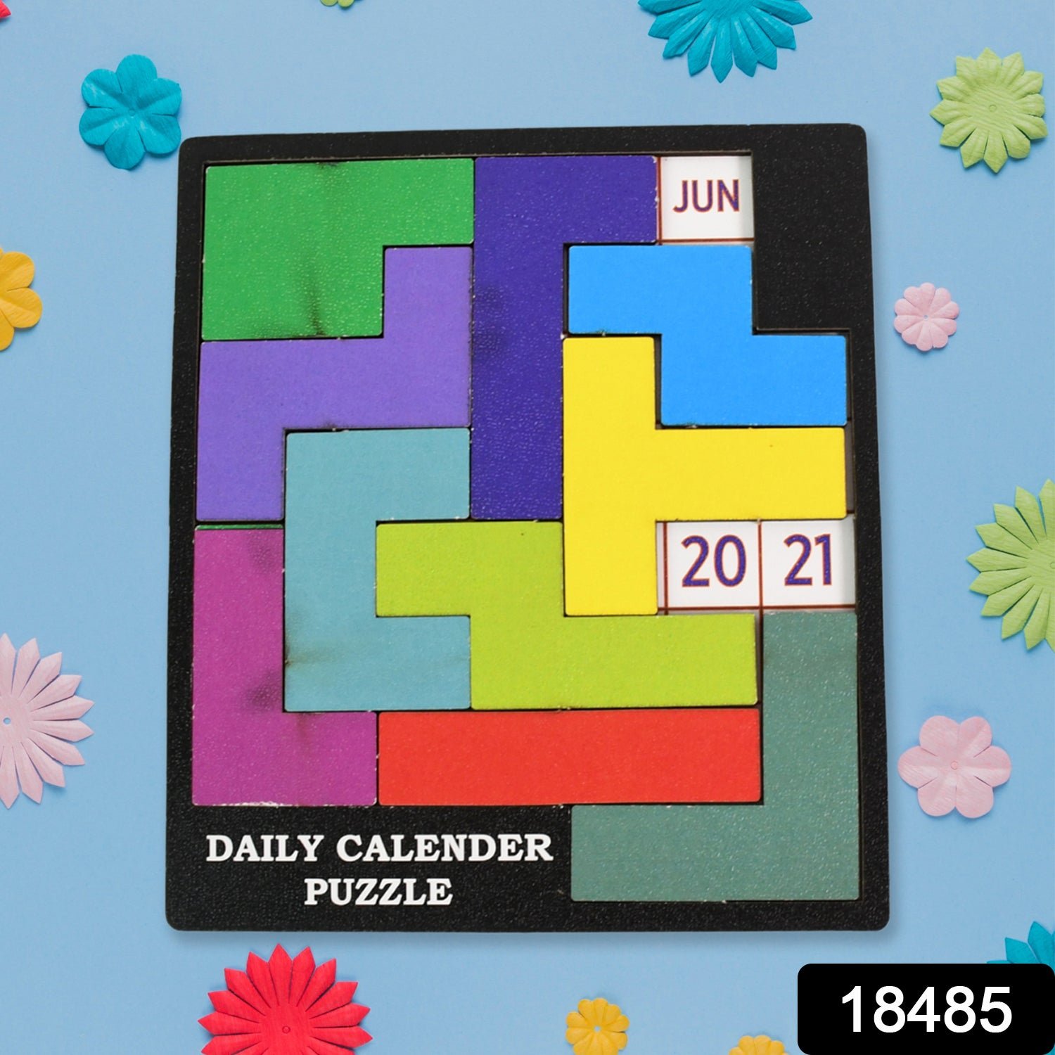 Wooden Daily Calendar Puzzle – Mind Challenge Game | Inventive Play