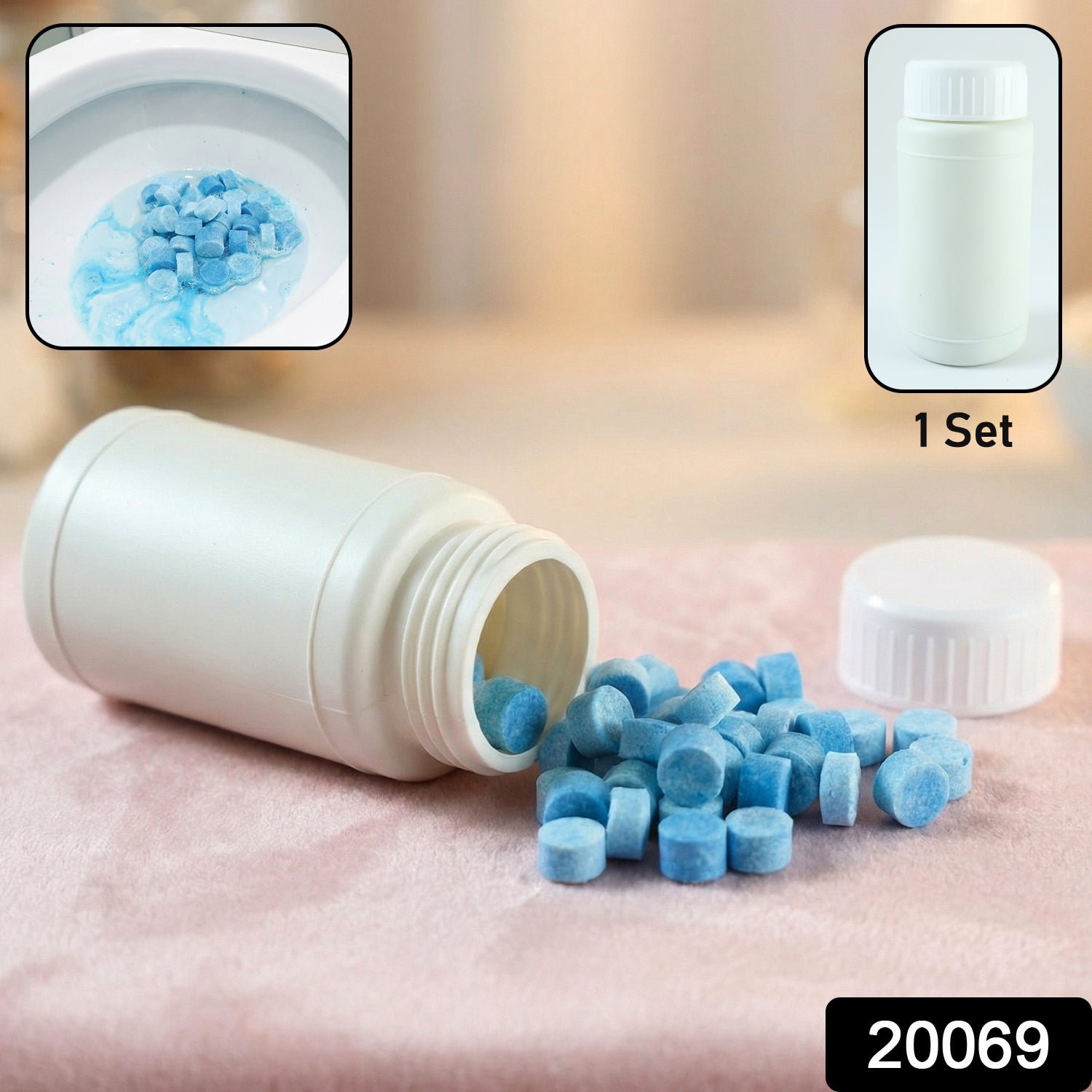 Automatic Toilet Tank Cleaning Tablets – Deep Flush & Long-Lasting