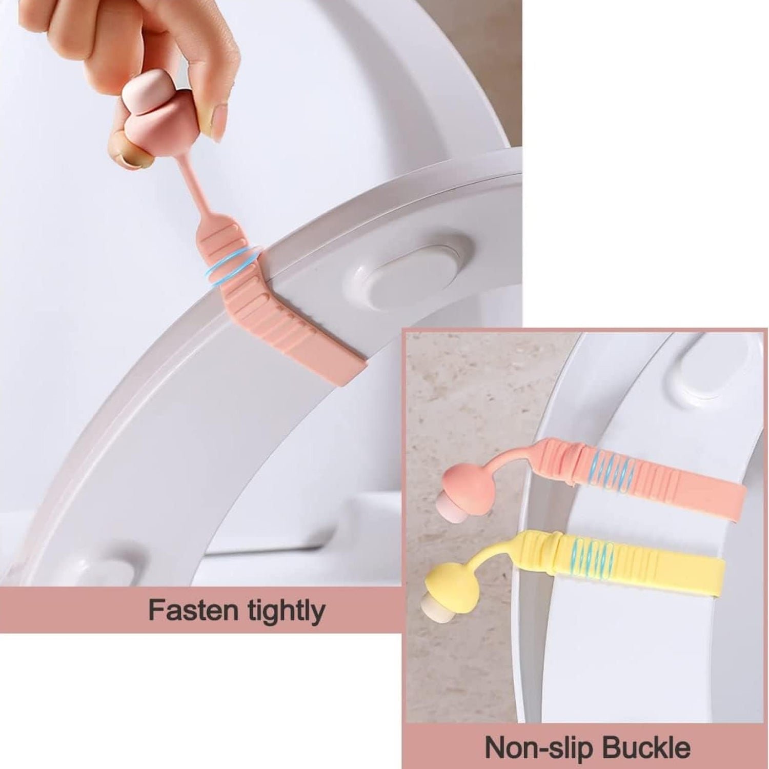 Toilet Seat Lifter – Hygienic Silicone Grip for Bathroom | Bathora