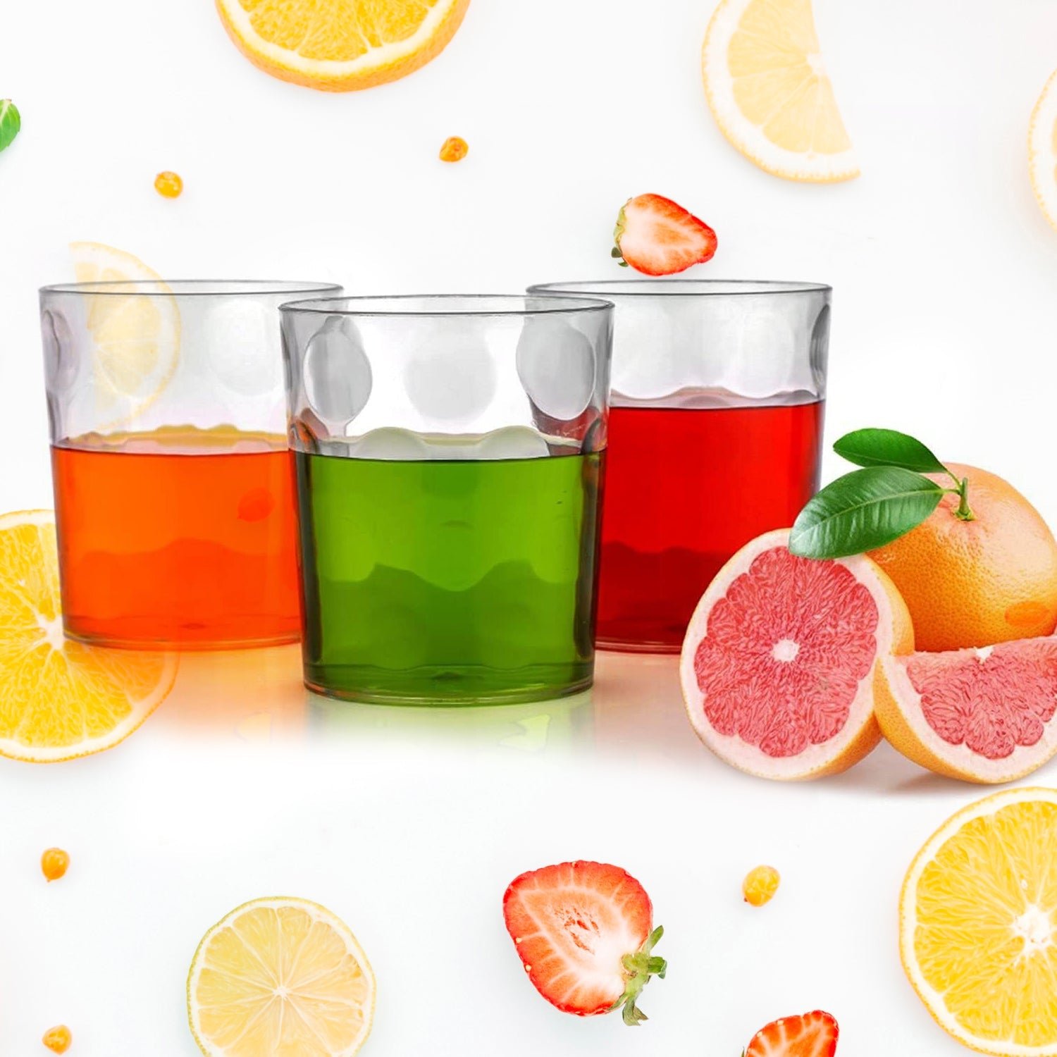 Unbreakable Drinking Glasses – Bubble Design (Set of 6) | TableNest