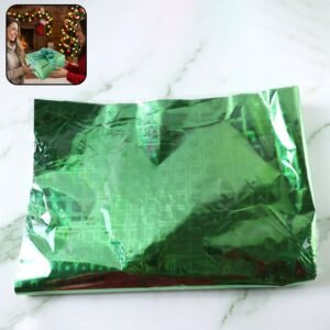 Metallic Gift Wrapping Paper Sheets – 45 Tear-Resistant Large Sheets