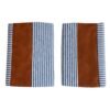 Leather & Cotton Pillow Covers – 20x20 Inch (2-Pack) | Styleva