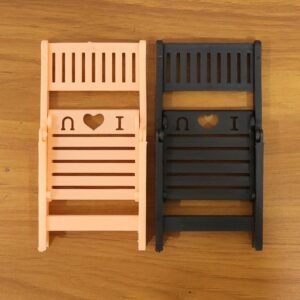 Mini Chair Mobile Phone Stand – Foldable & Portable Holder