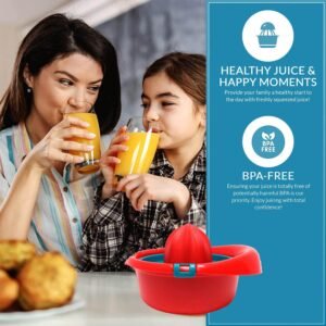 Orange Hand Press Juicer – Durable & Easy Clean | Corporate Kudos
