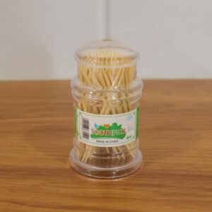 Wooden Toothpick Jar – Premium Hygienic Storage Pack