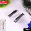 Folding Nail Clippers – Stainless Steel with File | Velvet Wellness