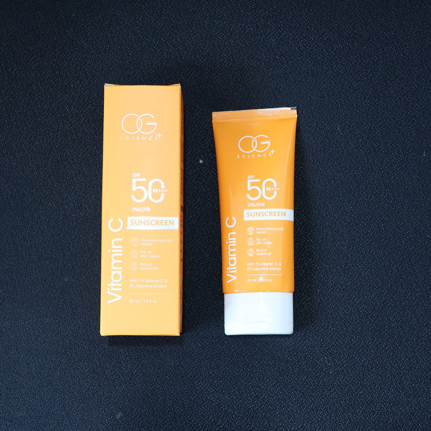 Vitamin C Sunscreen SPF 50 PA+++ – Brightening & UV Protection
