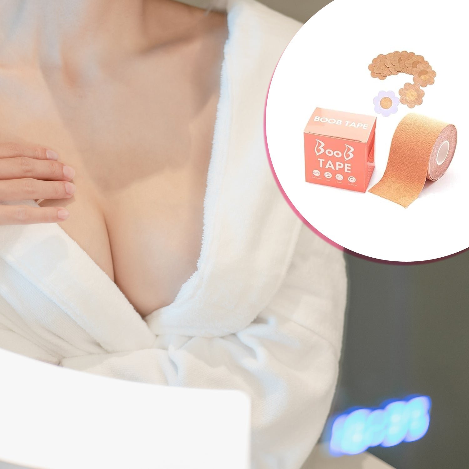 Boob Tape with Nipple Covers – Invisible Lift & Support | Velvet Wellness