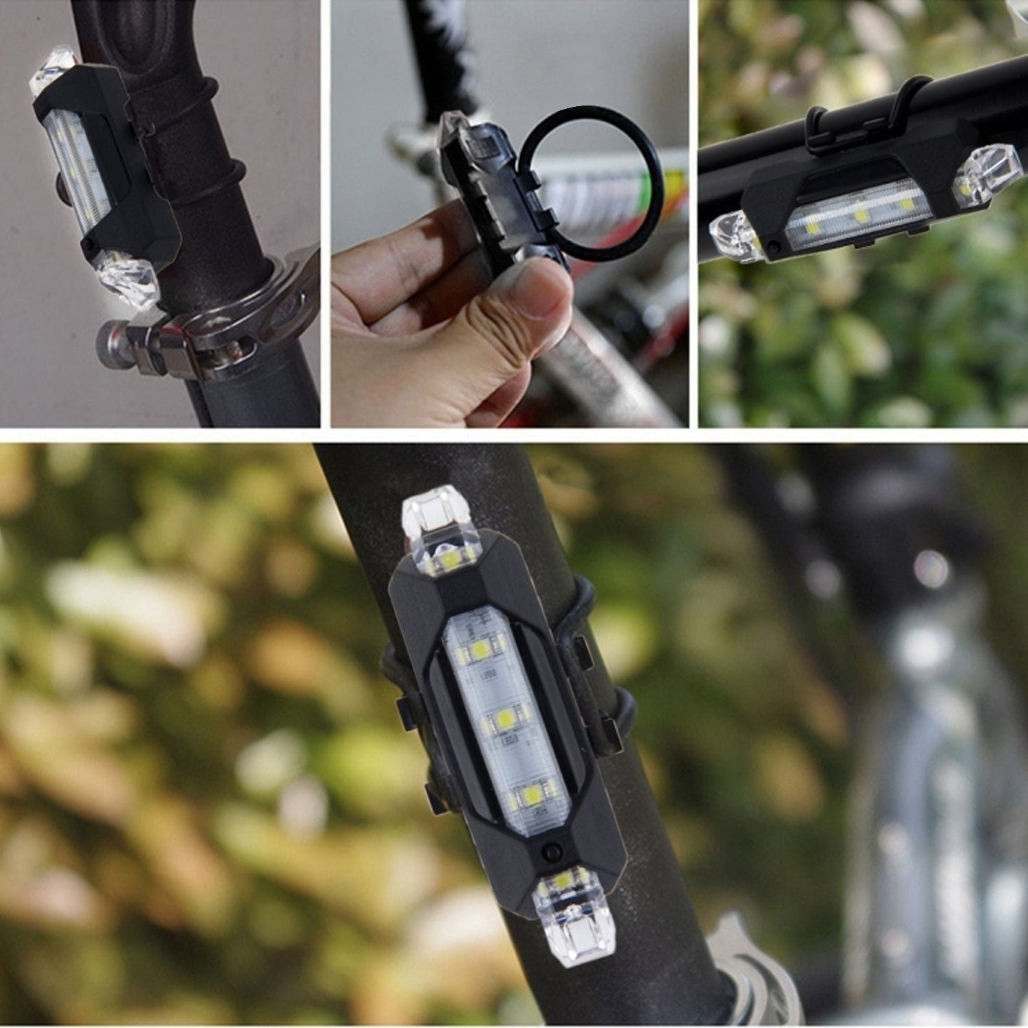 Rechargeable Bicycle Light – USB Front & Rear Safety Set
