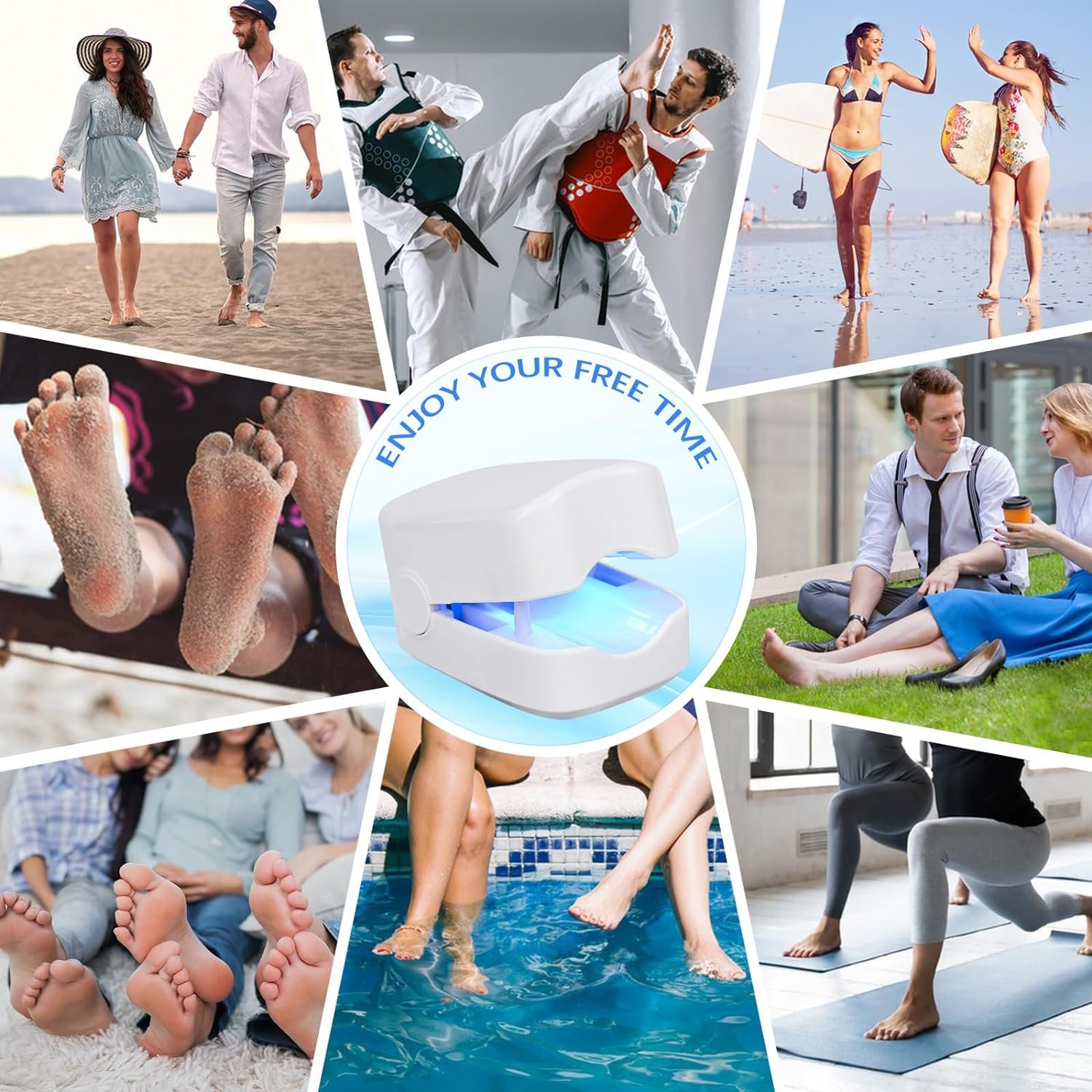 Nail Fungus Laser Treatment – Rechargeable Device for Hands & Feet | AuriGlam
