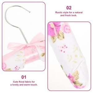 Padded Floral Clothes Hanger – Satin-Cushioned, Non-Slip Support