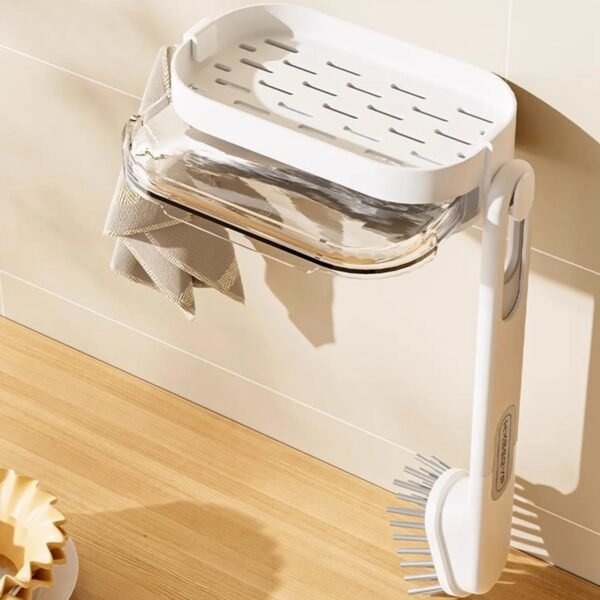 Wall Mounted Cleaning Combo Set – Space-Saving Kitchen Organizer