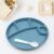 Biodegradable Kids Plate – 5-Compartment, BPA-Free | Jiaqi