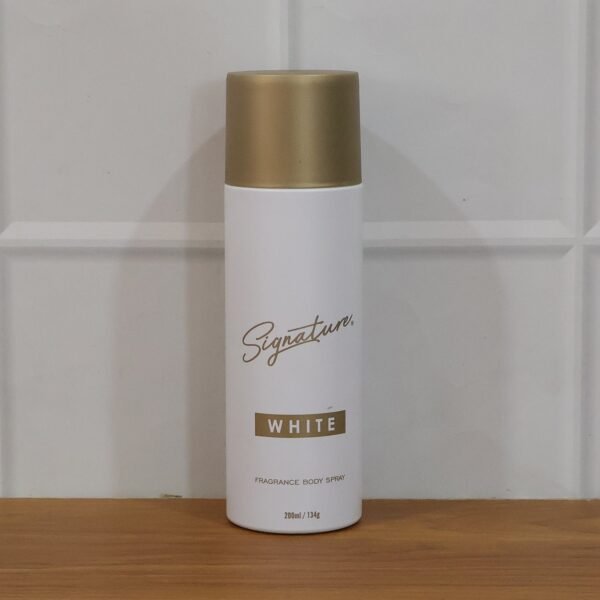 Signature White Body Spray – Long Lasting Fresh Fragrance for Men
