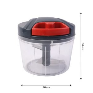 Manual Hand-Press Vegetable Chopper – Compact for Quick Prep