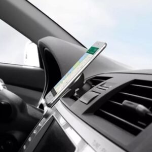 Universal Magnetic Car Mobile Holder – 360° Rotating Strong Grip