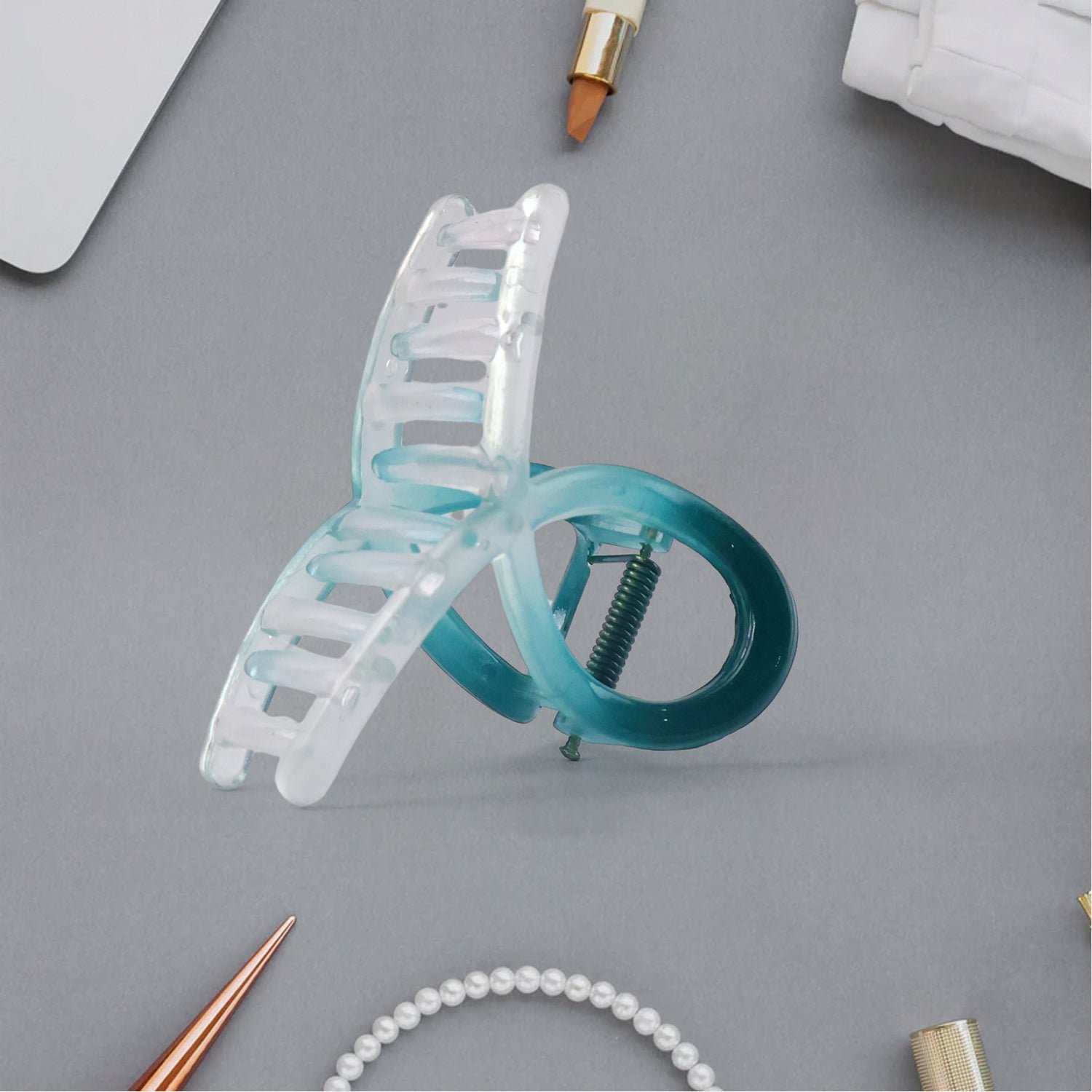 Plastic Hair Clamp – Durable Matte Finish Barrette Clip Set