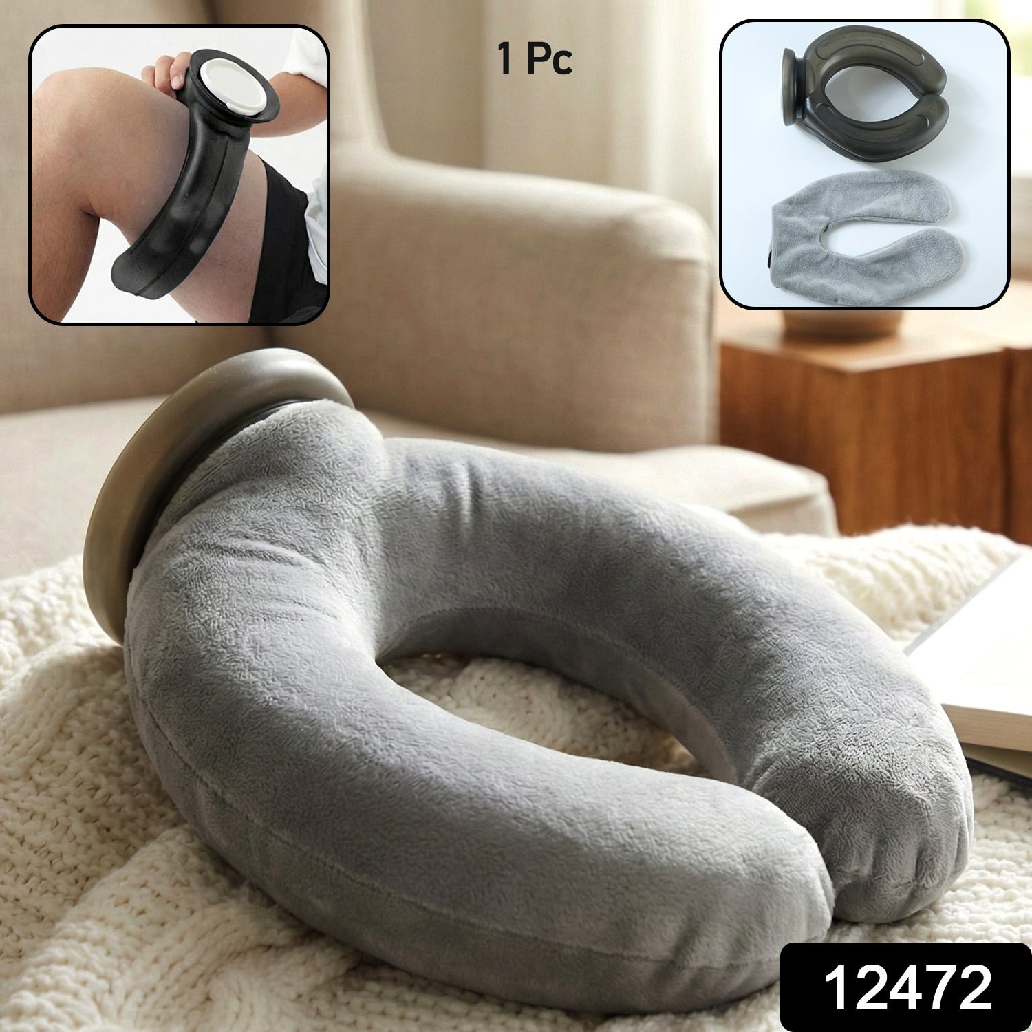 U-Shaped Comfort Support Pillow – Ergonomic Neck & Leg Relief