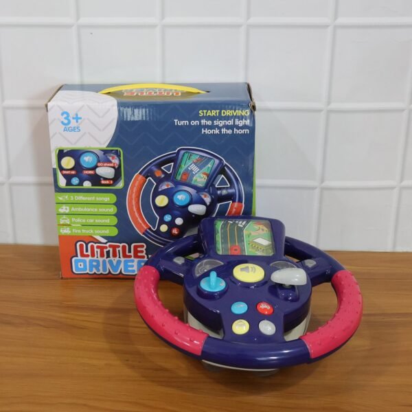Musical Steering Wheel Toy – Interactive Sound & Light for Toddlers