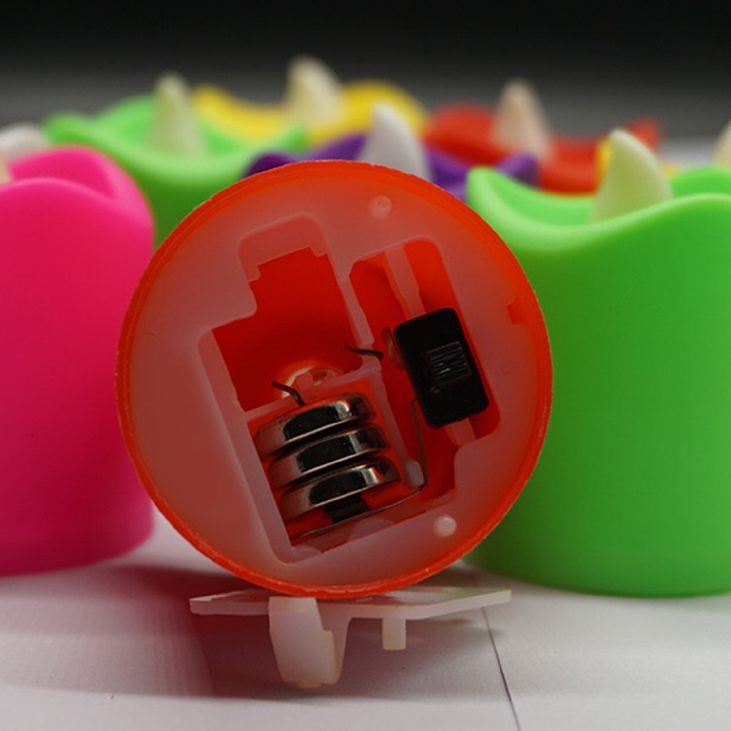 LED Tealight Candles – 10 Pcs Battery Operated | Indo Glow