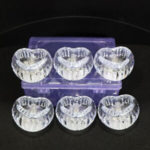 LED Crystal Tealight Candles – Elegant Flameless Warm Glow (6 Pc)