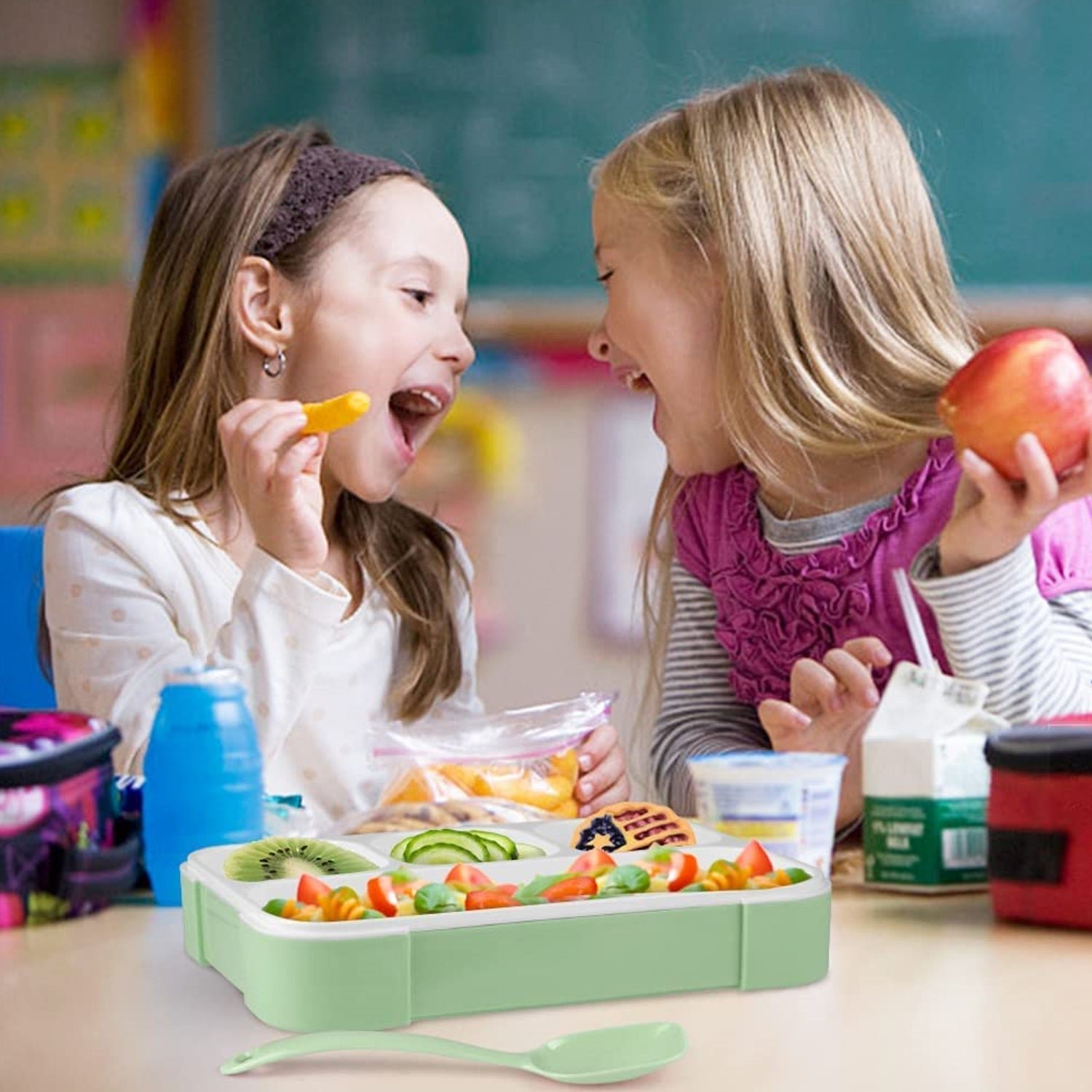 Leak-Proof Lunch Box 4 Compartments – Durable & BPA-Free | Lunchie Bunchie