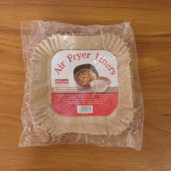 Air Fryer Liners Square Disposable Paper 160x45 mm Non-Stick Easy Clean