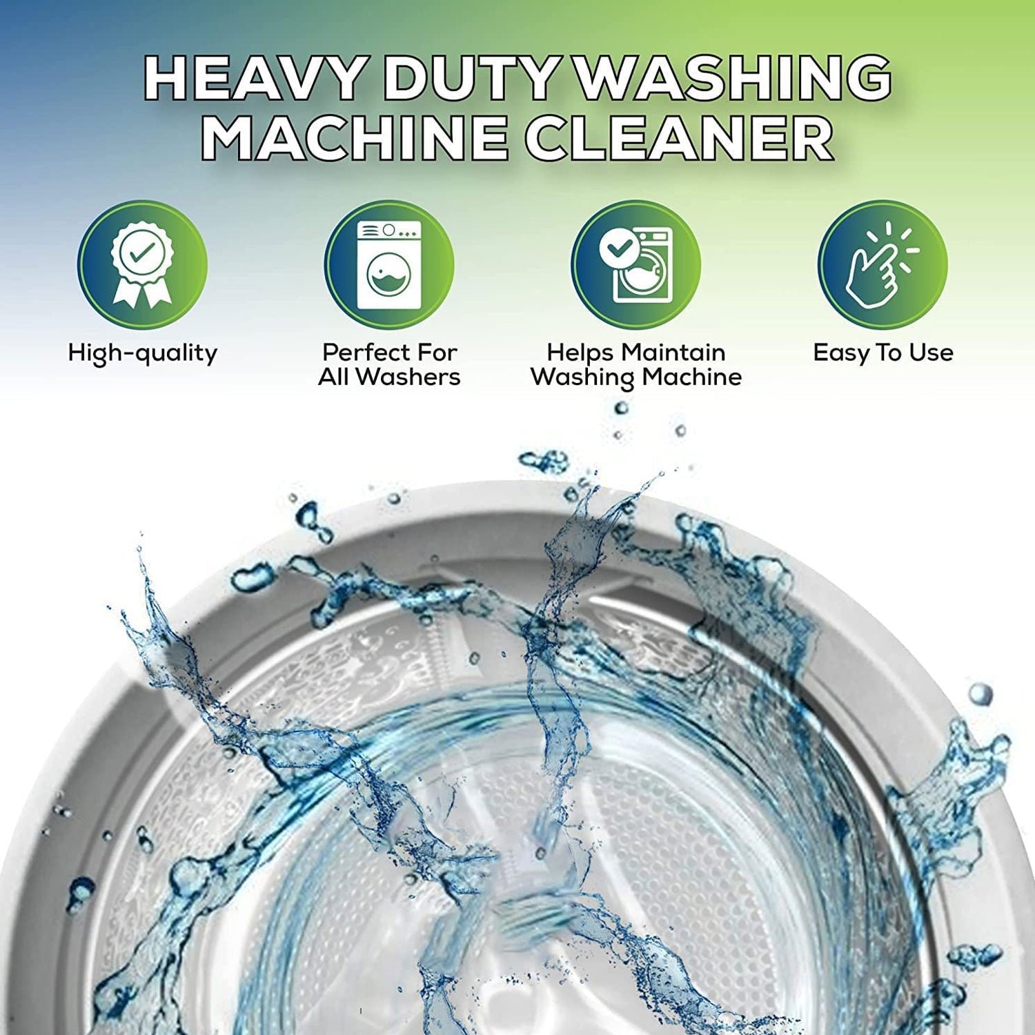 Washing Machine Cleaner Powder – Deep Clean Detergent | Velvet Wipe