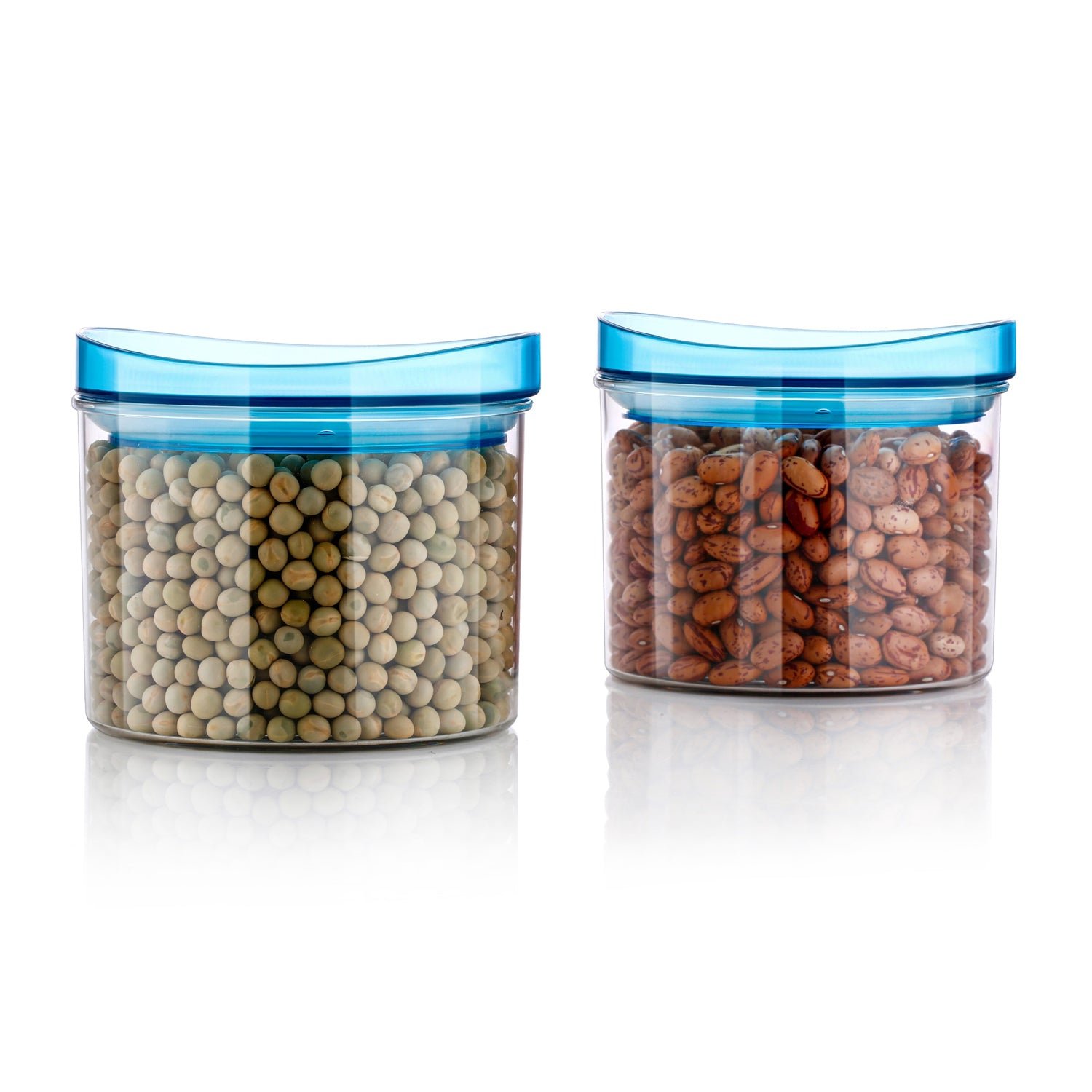 Airtight Kitchen Jar Set – Unbreakable Storage (2 Pcs) | Velvet Wheels