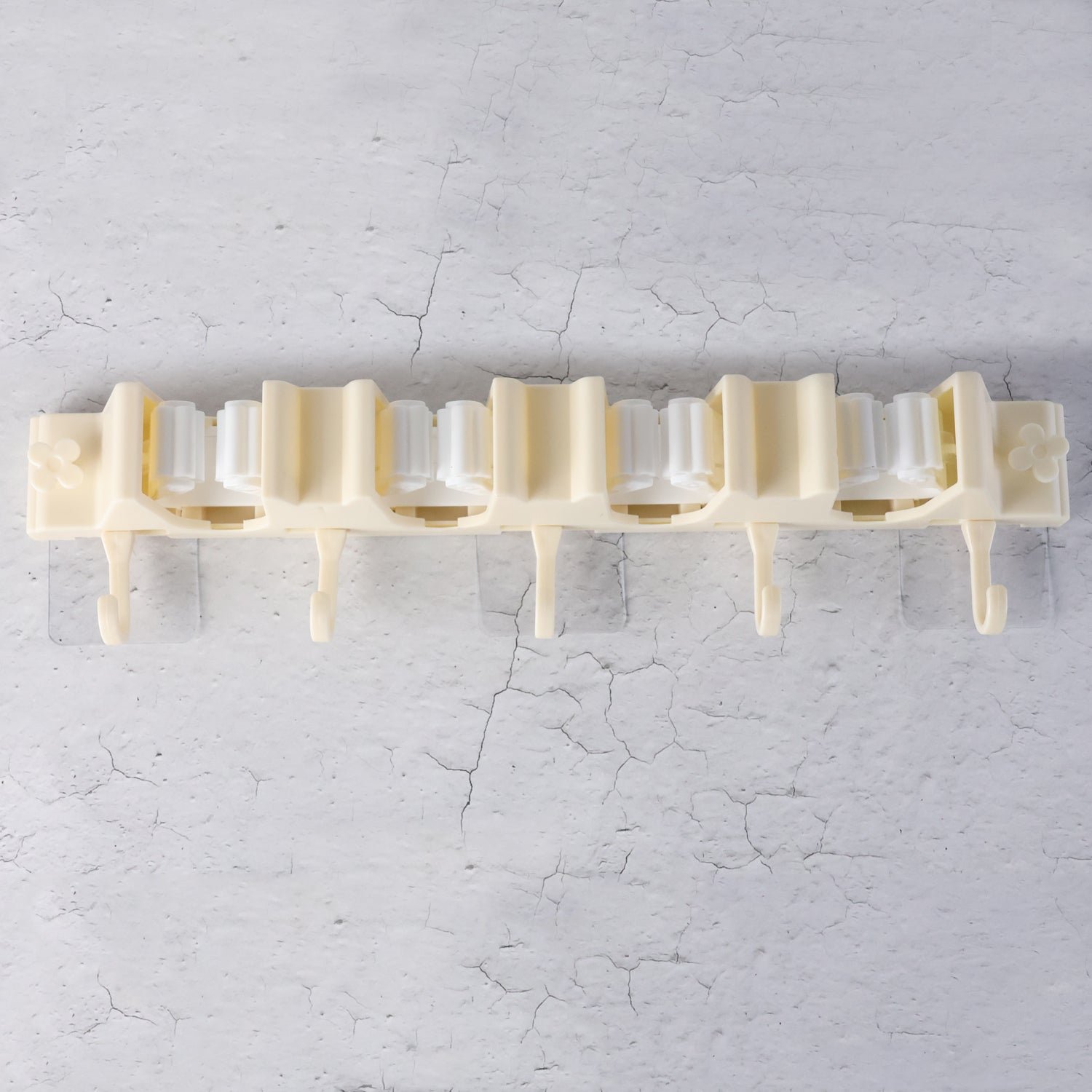 Broom & Mop Holder – Self-Adhesive Wall-Mount Organizer