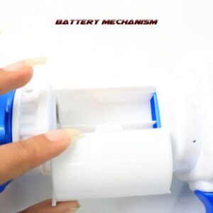 Bubble Gun for Kids – 32 Holes, Powerful Blaster | Play & Move