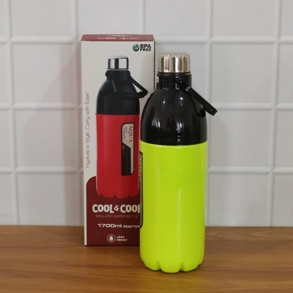 Large Capacity Water Bottle 1700ml – Leakproof with Carry Strap