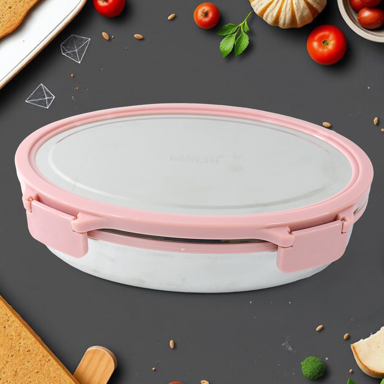Stainless Steel Lunch Box Set – Leakproof & Durable 2-Piece