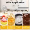 Stainless Steel Egg Whisk Hand Push Rotary Blender 27 cm