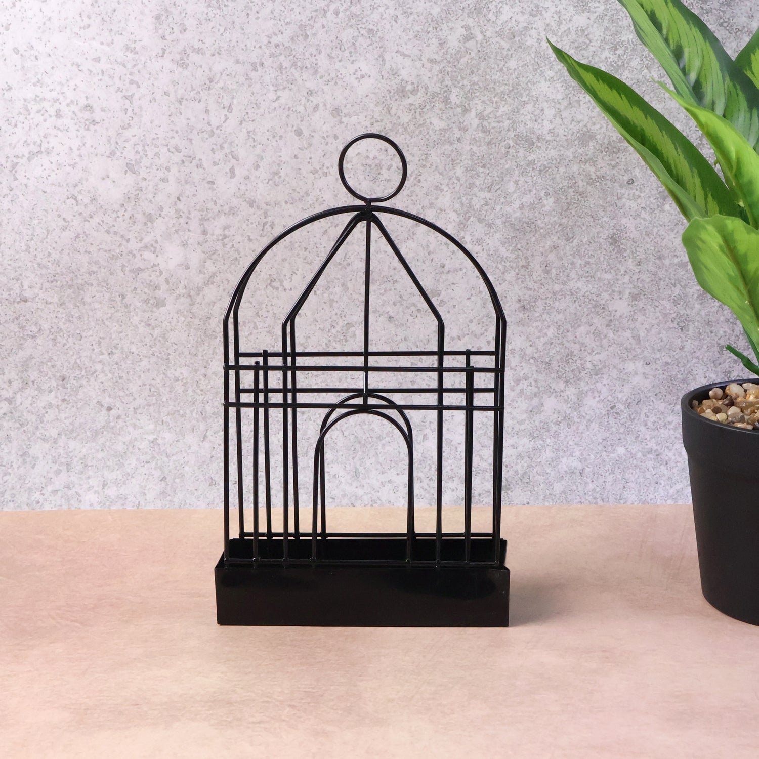 Mosquito Coil Holder – Vintage Iron Birdcage Design