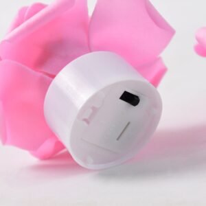 Rose LED Flickering Tealight Candles – Romantic Flameless Glow