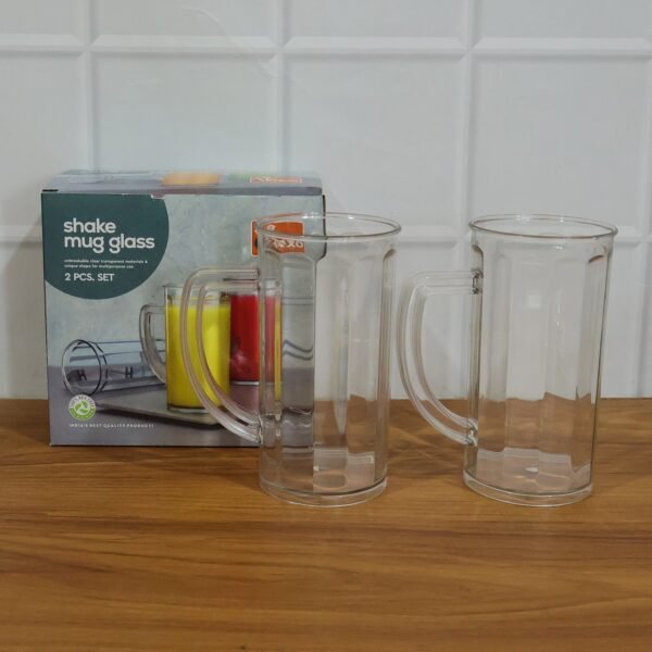 Plastic Shake Mug – Durable 400ml Beverages with Handle