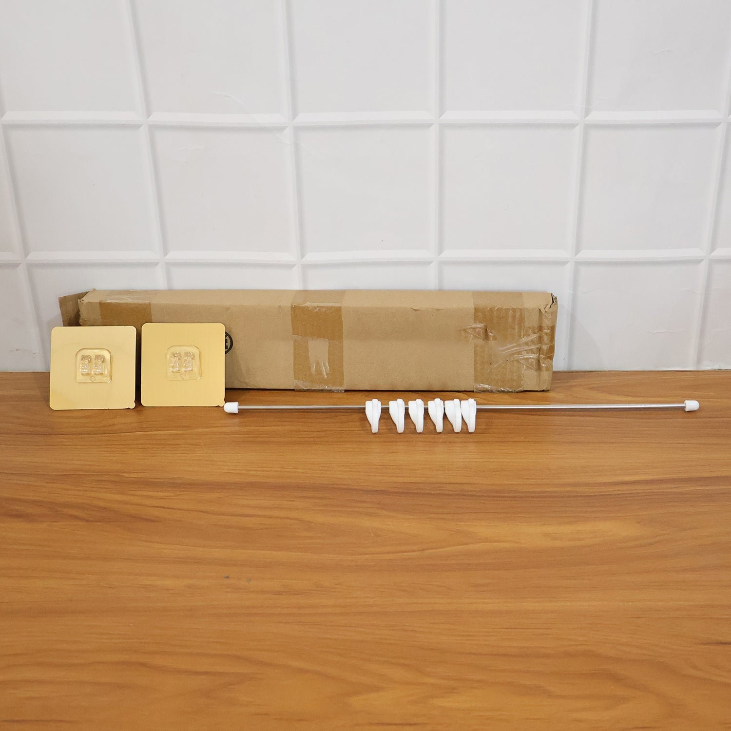 Kitchen Utility Hook Rack – Wall Mounted Adhesive Organizer