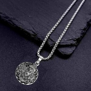 Hanuman Locket – Devotional Silver Pendant | Soul Signs