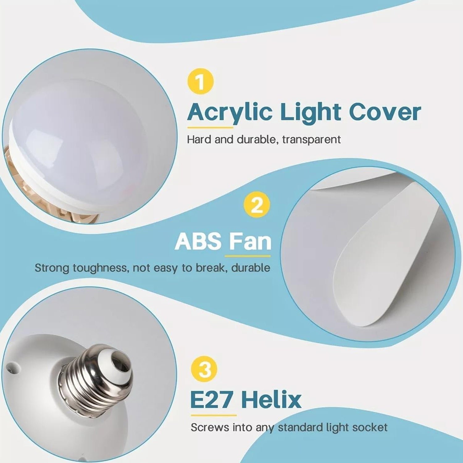 LED Ceiling Fan – Remote Control, Triple Light | Indo Glow