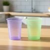 Plastic Drinking Glass 200 ML – Durable & Lightweight Mix Colors