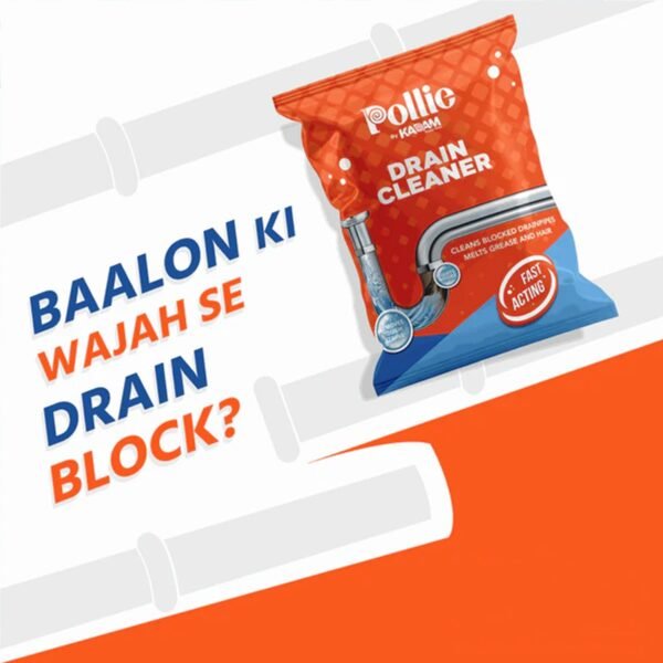 Drain Cleaner Sachet – Fast-Acting 50g Powerful Clog Remover